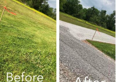 Limestone Gravel Driveway